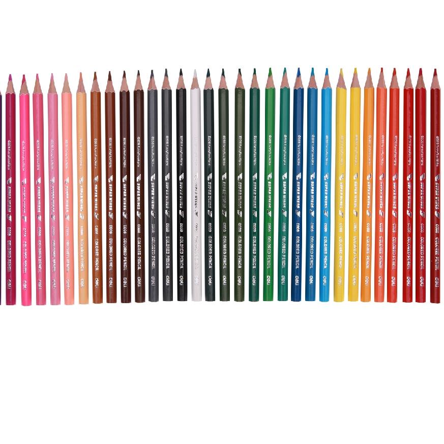 

Telah Hadir ✣ Deli Super Wings Pensil Berwarna Hexagonal Barrel Leads φ3.0mm 12/18/24/36 warna EC00837...
