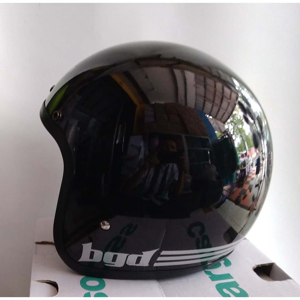 Helm BGD Retro Tanpa Kaca