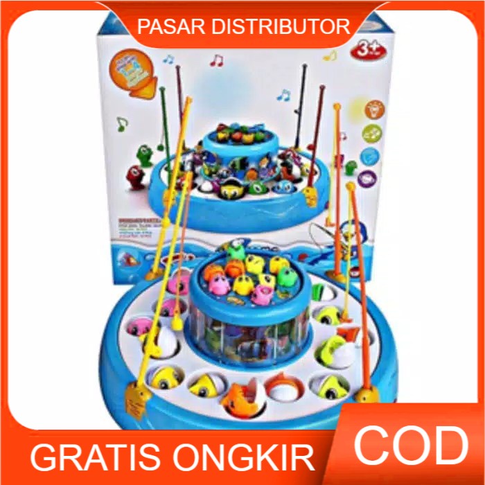 Mainan Anak Fishing Game 26 Fish 8002 - Mainan Anak Pancingan Ikan - Edukasi - Mainan Anak