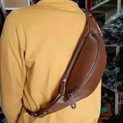 Tas Pinggang Kulit Sapi Wanita Bahan Asli Sapi Premium Garut