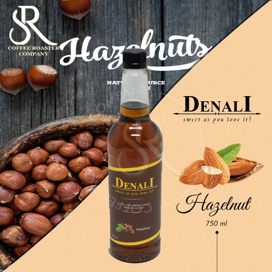 

Denali Syrup Hazelnut 750ml (Bukan MONIN - TOFFIN) / Sirup Denali Hazelnut