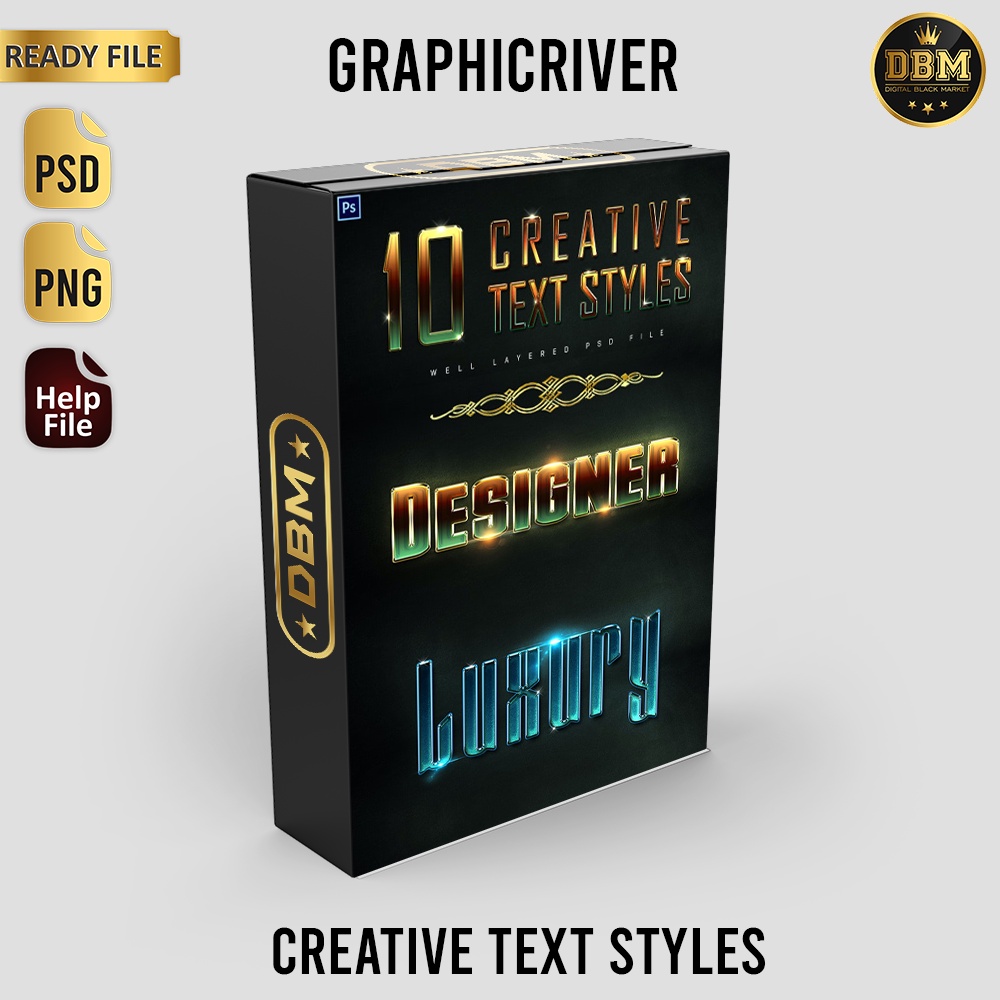 Creative Text Styles - Photoshop