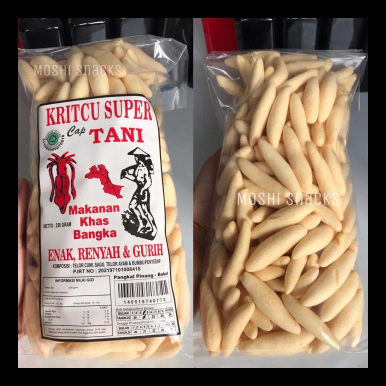 

UPDATE! KRITCU SUPER TELUR CUMI CAP TANI 250GR ASLI BANGKA / STICK CUMI HALAL PALING MURAH