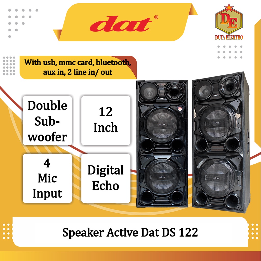 Speaker Active Dat DS 122 Double Subwoofer