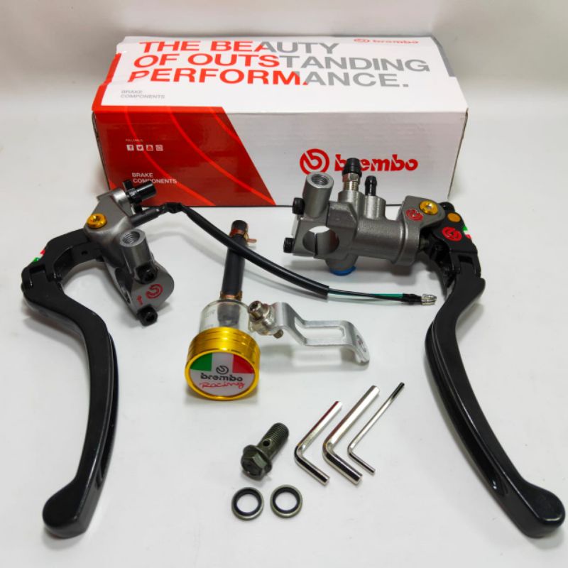 HANDLE MASTEREM SET BREMBO IZUMI/MASTERM BREMBO IZUMI SET PULL CNC