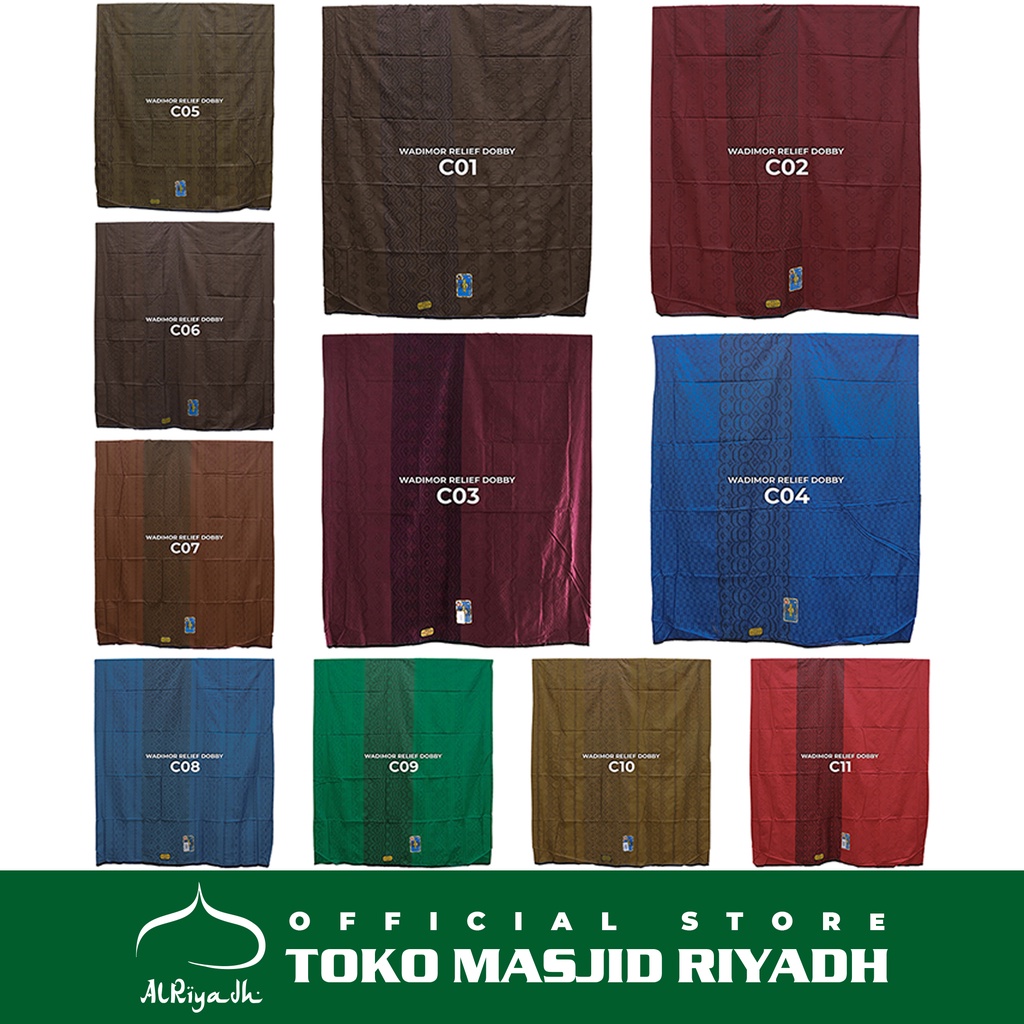 Sarung Wadimor Motif Relief Dobby