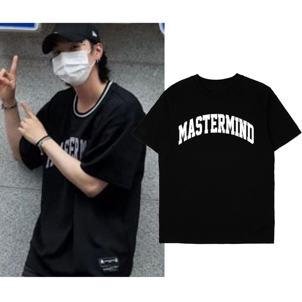 Kaos Bangtan Suga mastermid sablon depan