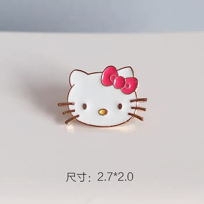 Jepang kartun lucu Shiba Inu Jarre Aero bull Hello Kitty peach in trendi pria dan wanita bros lencan