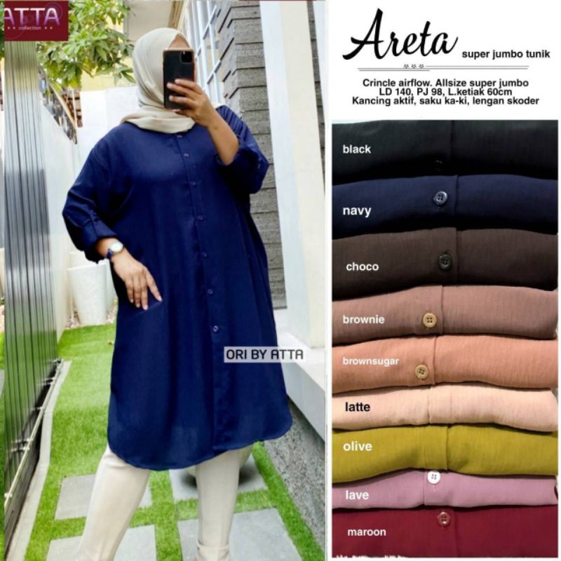 areta super jumbo tunik