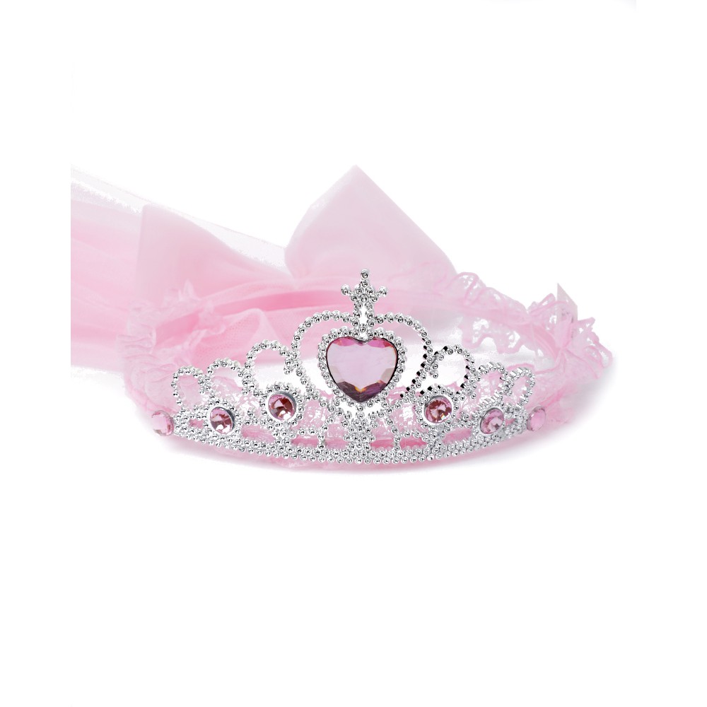 Stroberi Heart Crown Veil