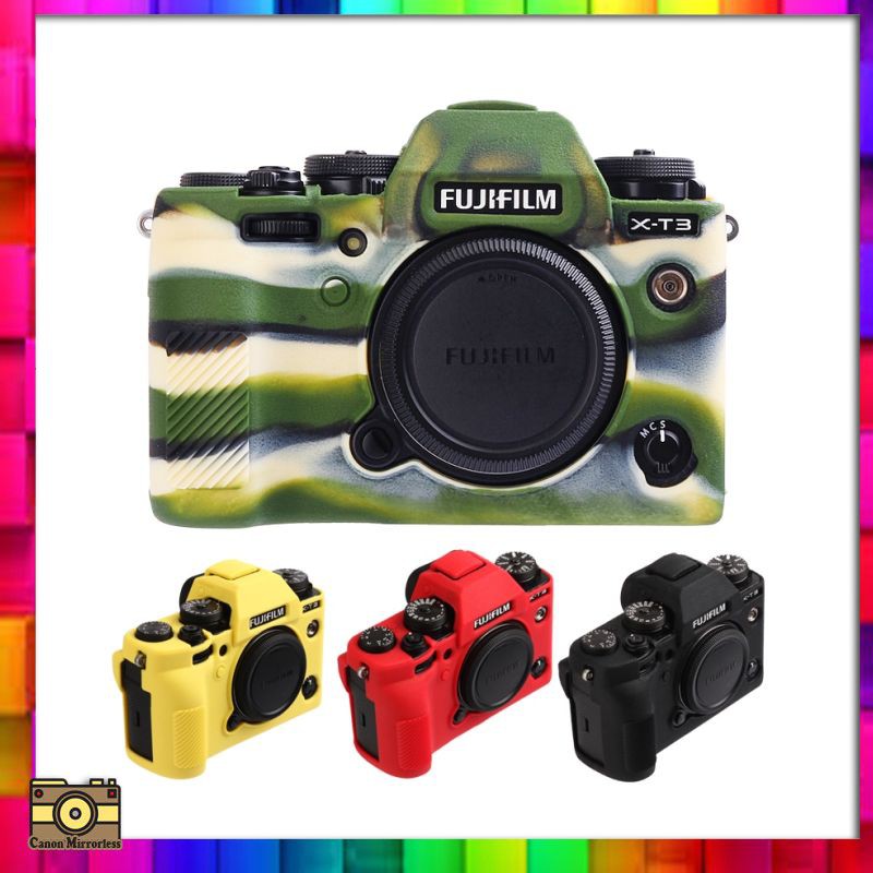 kamera Mirrorless Soft Silicone Rubber Camera Protective Body Case Skin For Fujifilm Fuji X-T3 XT3