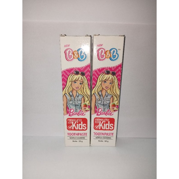 B&B kids toothpaste barbie strawberry 50gr