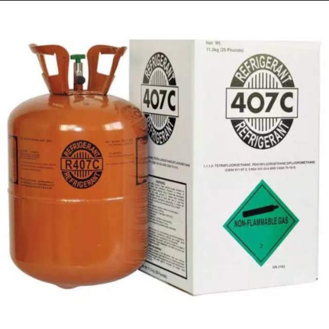 Jual FREON R407 C REFRIGERANT TABUNG, ISI 11.3 KG Shopee Indonesia