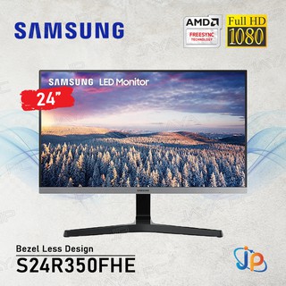 Monitor Samsung LED IPS S24R350/ LS24R350FHE - Full HD 24” Inch - LS24R350FZE