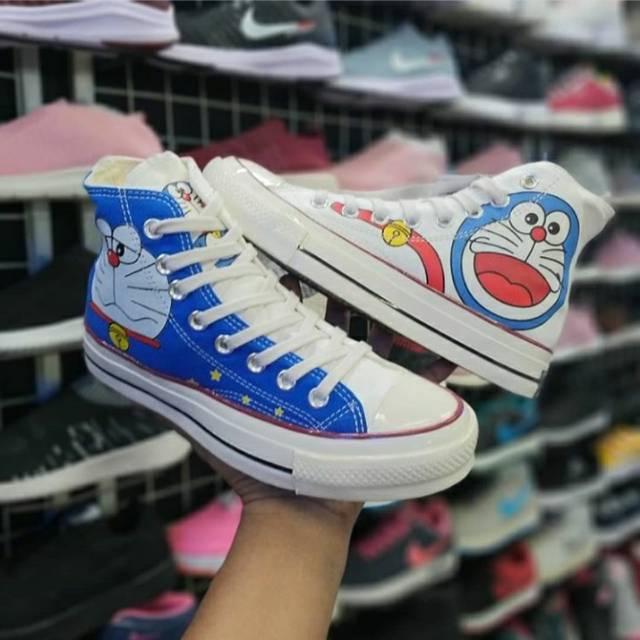 SEPATU CONVERSE DORAEMON HIGH PRIA/WANITA