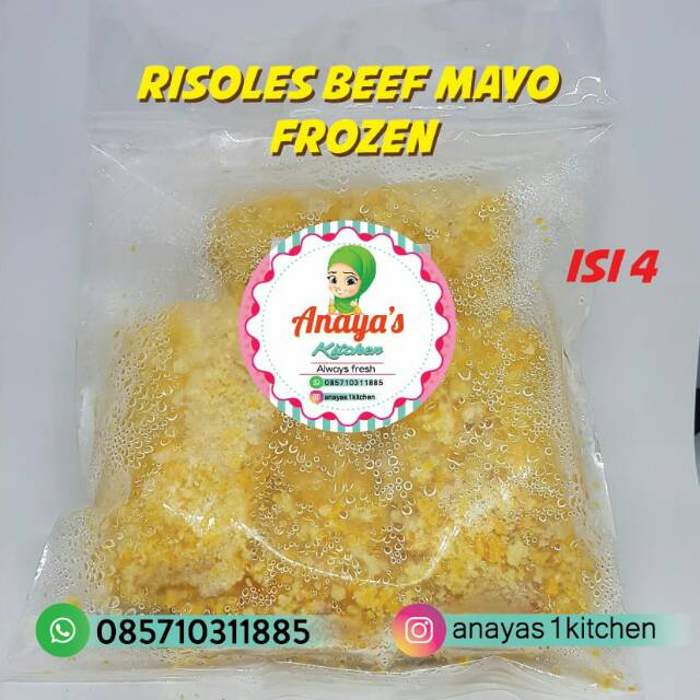 

Risoles Beef Mayo frozen isi 4 pcs Murah Meriah