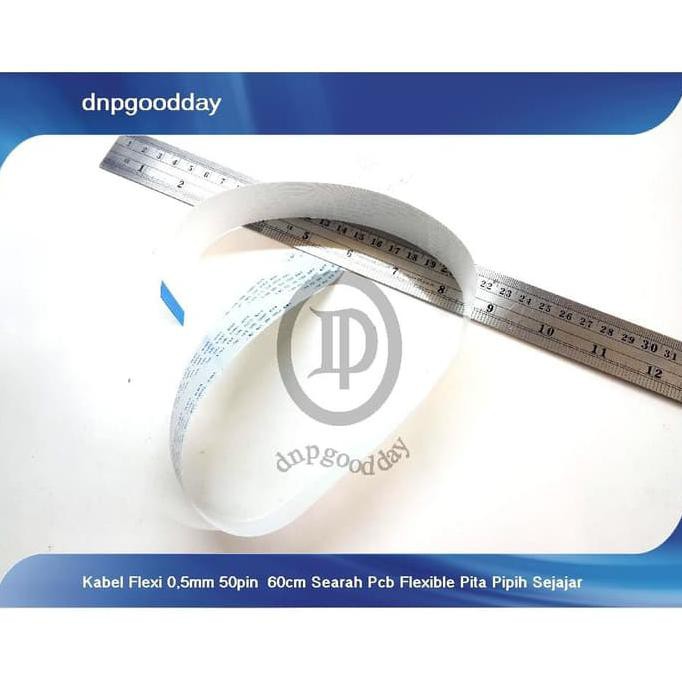 

Kabel Flexi 0,5Mm 50Pin 60Cm Searah Pcb Flexible Pita Pipih Sejajar Dnpgood11 Kualitas Baik