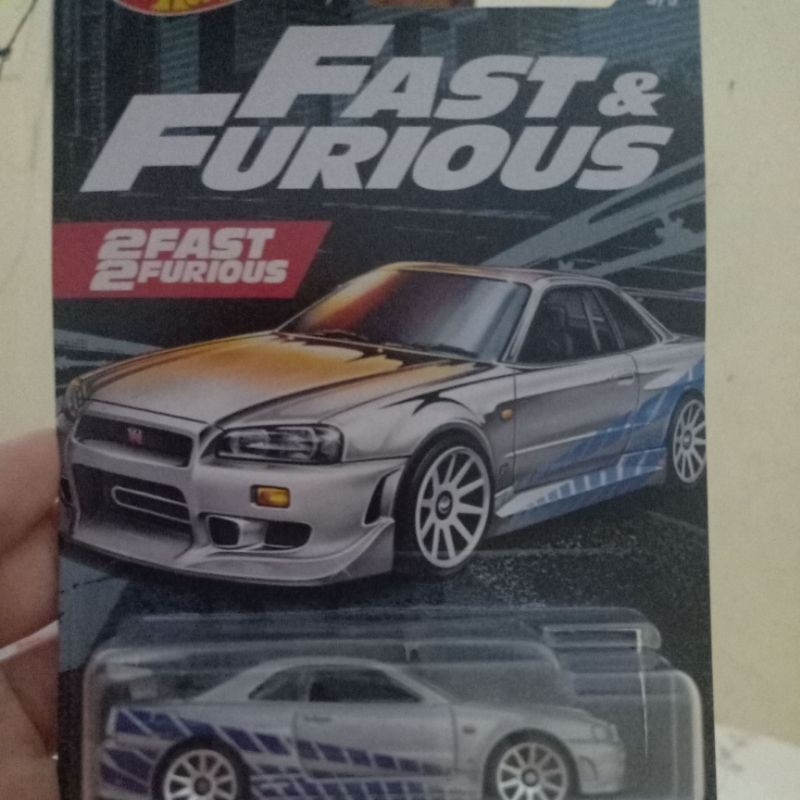 hot wheels. Nissan skyline GT-R(BNR34)