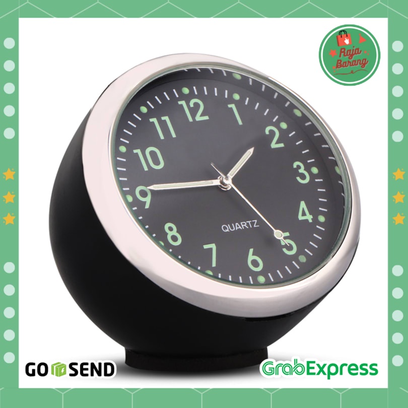 Aksesoris Interior Mobil - Dekorasi Mobil Jam Quartz Luminous