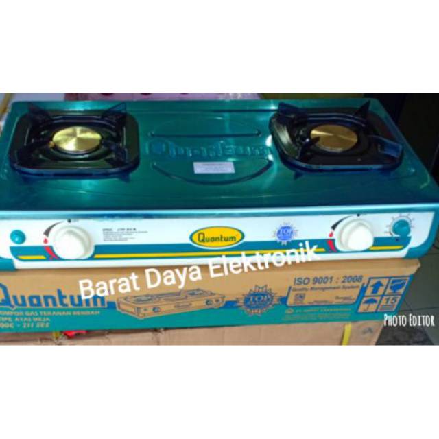 QUANTUM QGC-211 SES Kompor Gas 2 Tungku