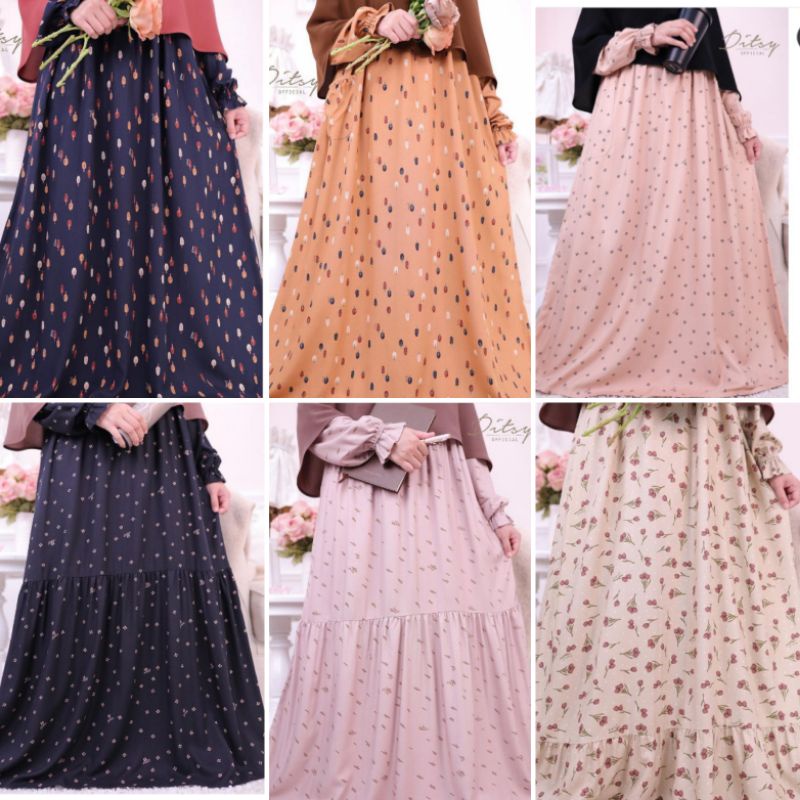 DITSY APRIL 2022 TREE MIDNIGHTBLUE TREE ALMOND LIVA LATTE LIVA BLACK LINE DUSTYPINK SIESTA SAND