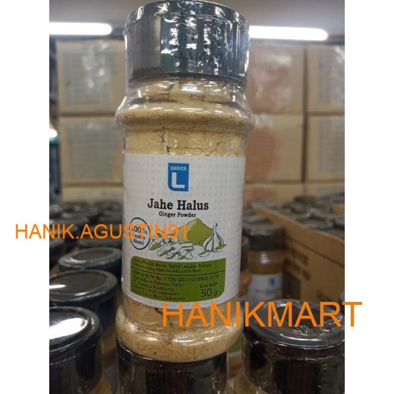 

CHOICE L JAHE BUBUK HALUS BUMBU DAPUR 50GR HM91