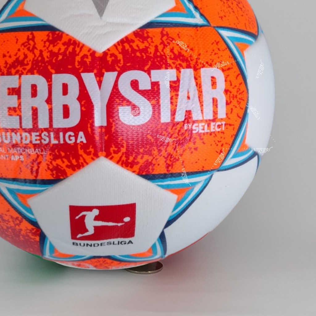 Bola sepak original select derbystar bundesliga bola kaki original import size 5 press