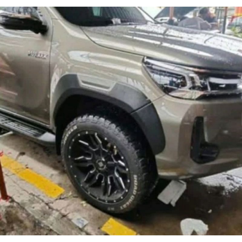 OVER FENDER HILUX DC REVO 2015-2021 ( IMPORT ABS PLASTIK)