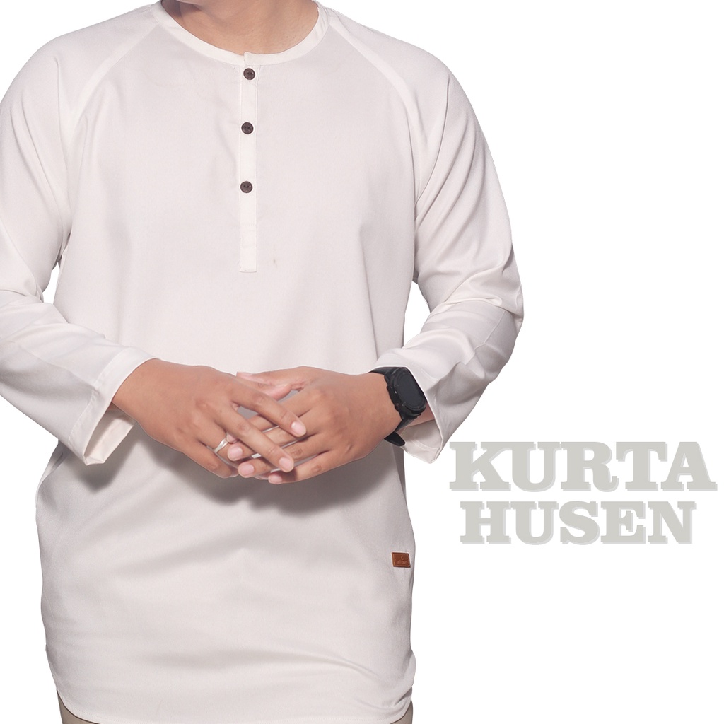 Baju Koko Kurta Ikhwan Pria Dewasa Premium Pakistan AL Mia Lengan Panjang Polos Ukuran Jumbo 3XL A9