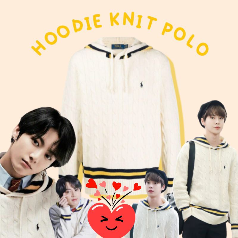 OPEN PO HOODIE KNIT DOYOUNG/JUNGKOOK