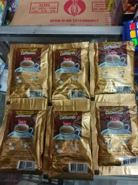 Kopi Indocafe Coffemix 3in1 (renceng)