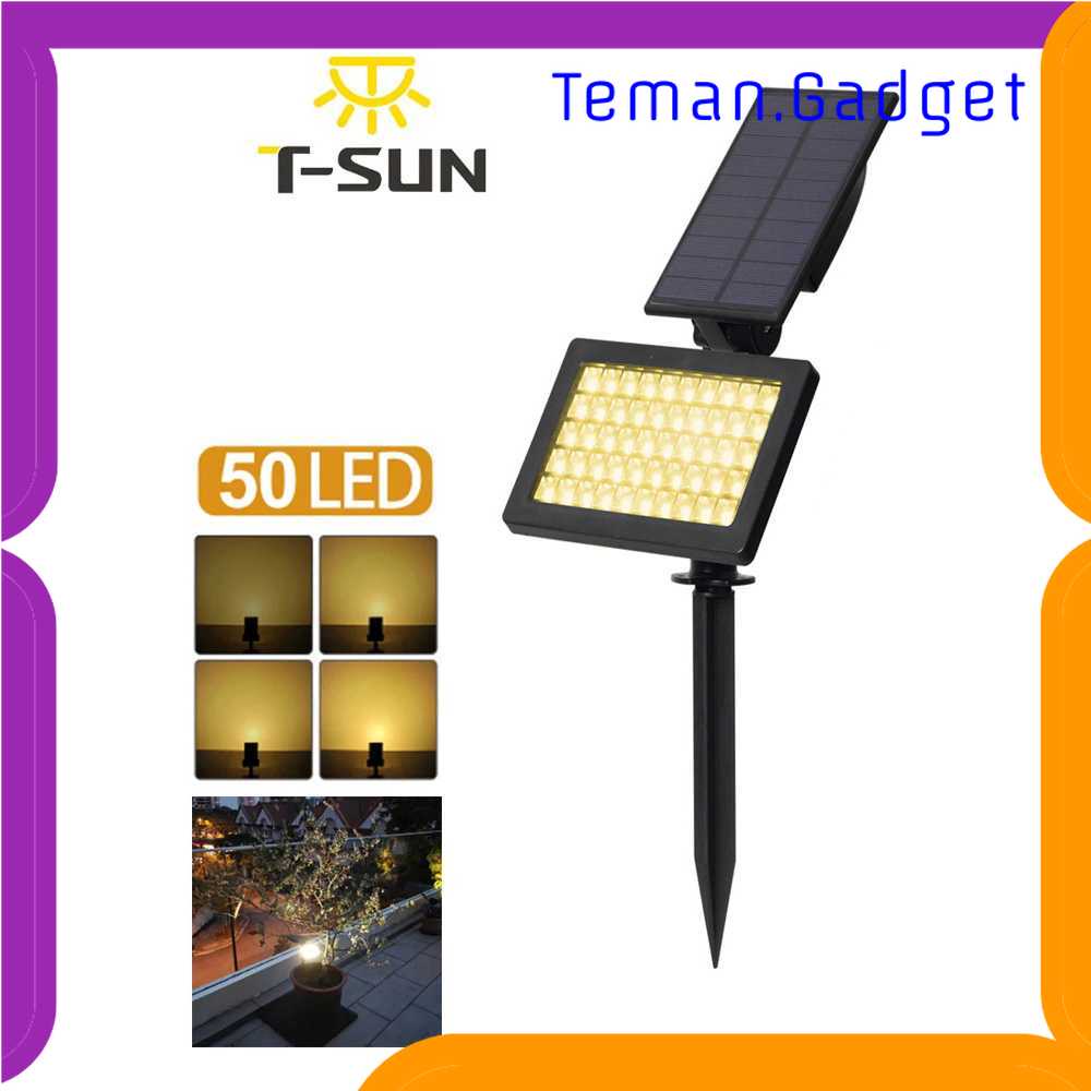 TG-DHA T-Sun Lampu Taman Energi Solar Panel 50 LED 3W Warm White - TS-G0202