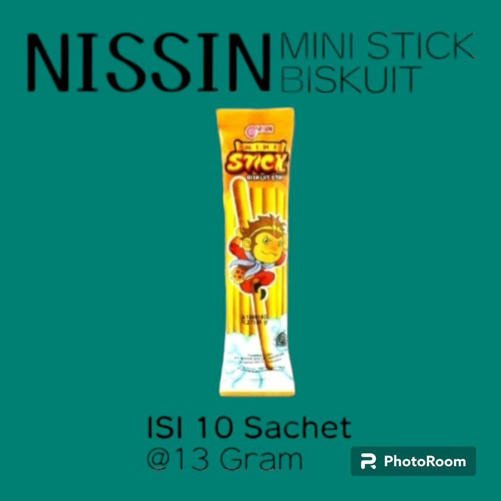 

Mini Stick | Biskuit Stik | Isi 10 Bks @ 13 Gr | Nissin