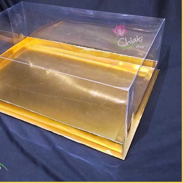 

Box Cupcake isi 12 GOLD 35x25x12 cm Kotak Mika Donat Dus Kue Kardus Emas Muffin Cake Pudding Karton