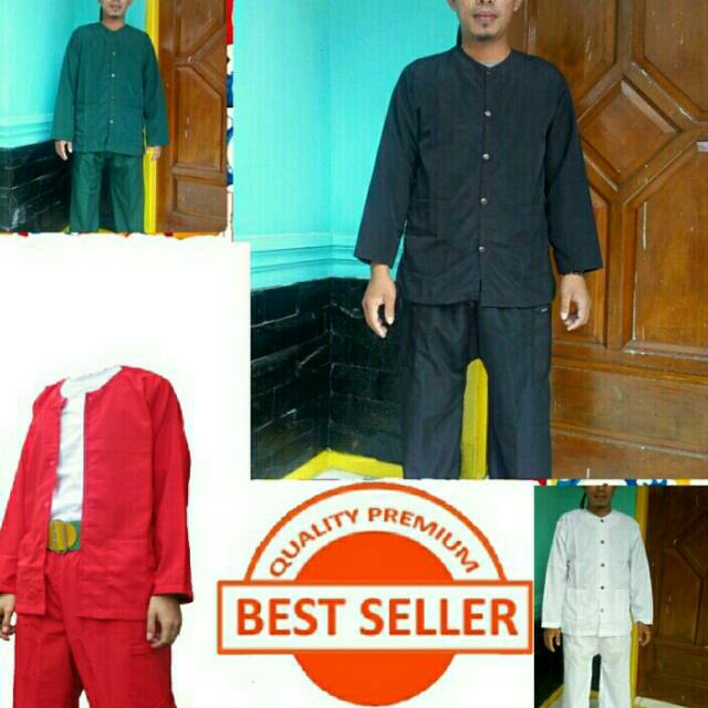 stelan Baju celana pangsi plus iket anak sunda betawi