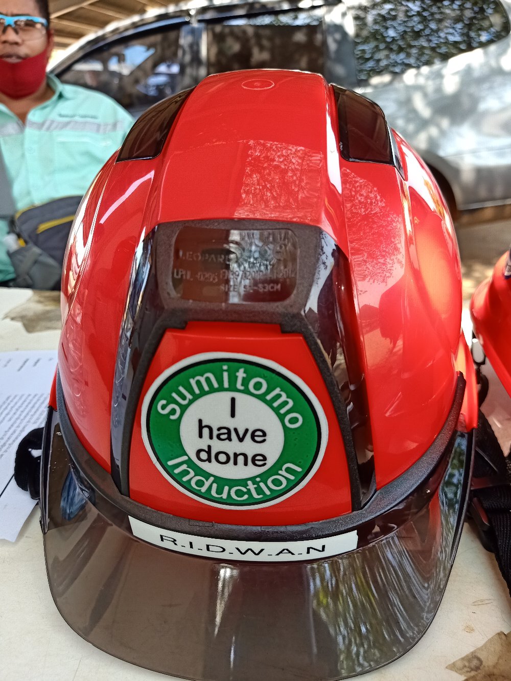 Helm Safety Leopard Abs 0295 Helm Proyek Original