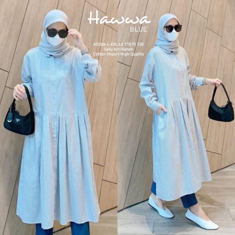 HAWWA BAJU  TUNIK WANITA TERBARU