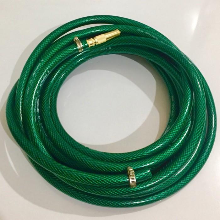 Irigasi | Paket 20M Selang Benang 1/2 Inch Anti Lumut + Semprotan Air Lurus Kualitas Terbaik