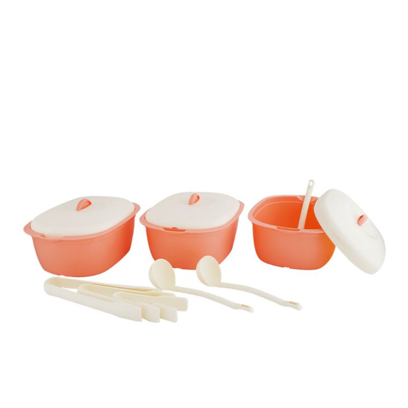 Vienna - Wadah Saji Tutup 4300 ML - Wadah Prasmanan Makanan - Wadah Plastik Set