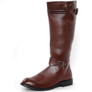 Sepatu Boots Riding Selutut Bahan Kulit PU dengan Sepatu Boots Riding Selutut Bahan Kulit PU dengan