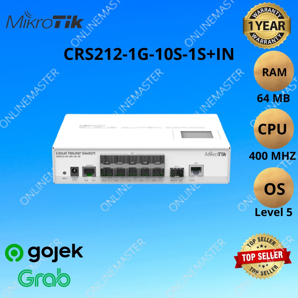 CRS212-1G-10S-1S+IN Routerboard Mikrotik