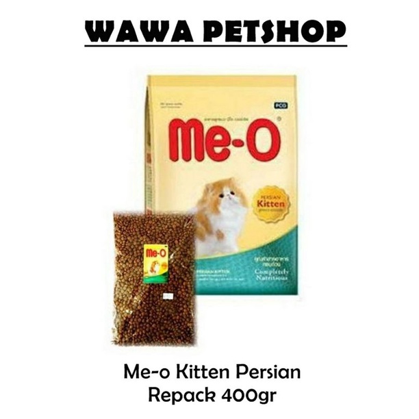Me-o Kitten Persian Repack 400gr / makanan kering meo kitten persian repack 400gr