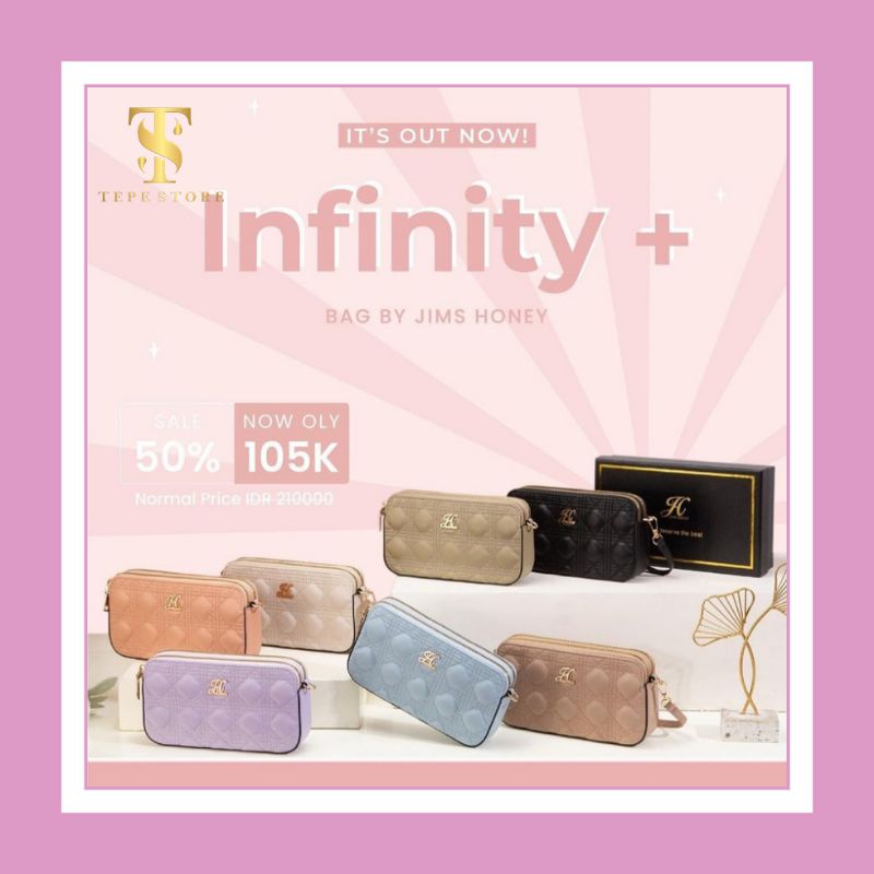 JIMS HONEY INFINITY PLUS BAG JIMSHONEY ORIGINAL SLING BAG HANDBAG TAS SELEMPANG TAS WANITA