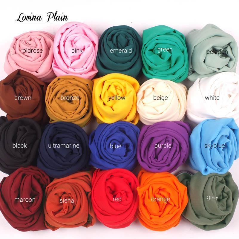 Bella Square - Jilbab Segi Empat Polos | Shopee Indonesia