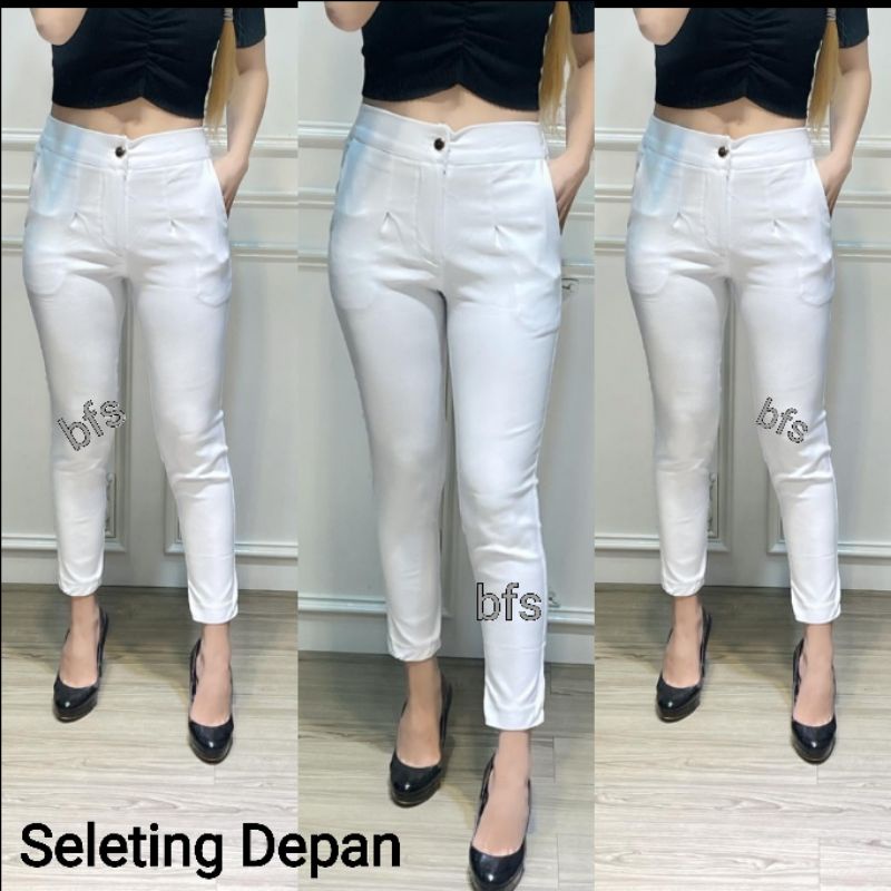 Celana Wanita soft jeans Strecth import
