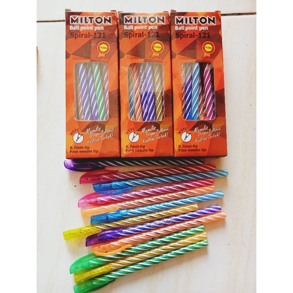 

PULPEN BOlPOIN PEN MILTON SPIRAL-121 MURAH