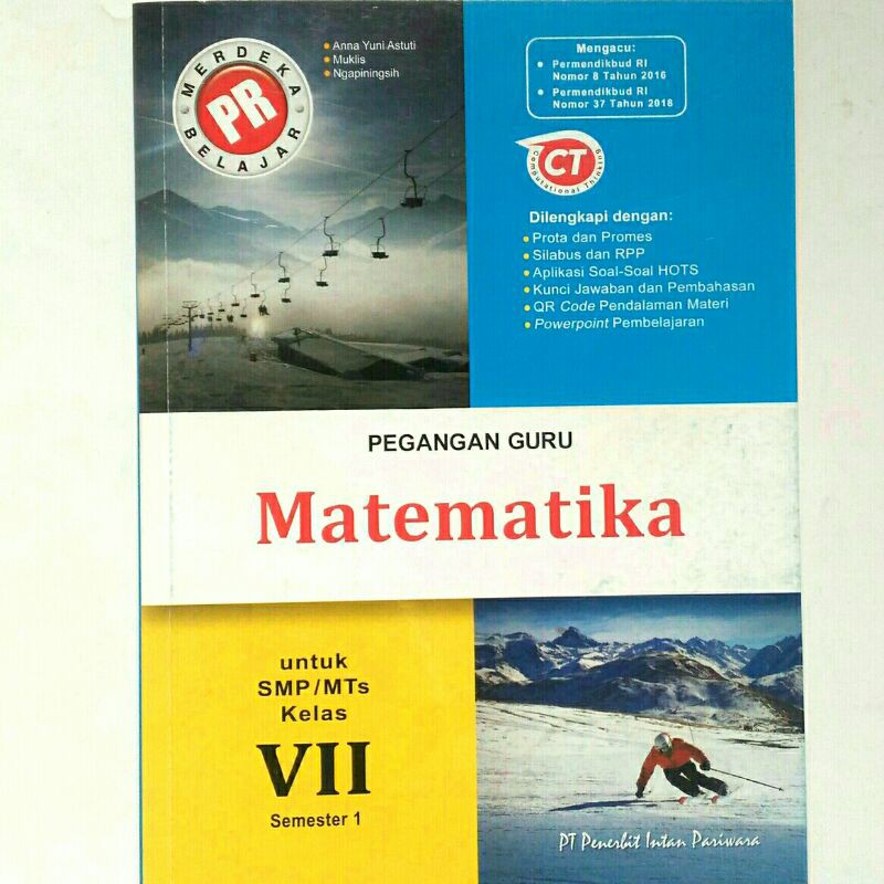 buku peg guru pr mat kls VII sem 1 2020