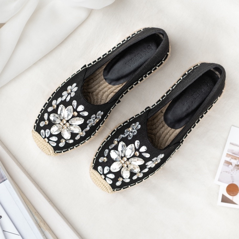 Lorie Espadrilles ( Black )