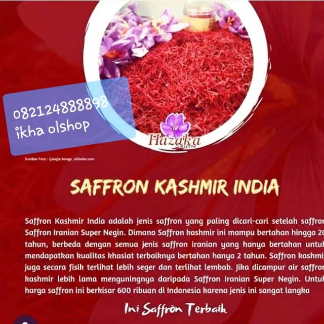 Saffron Kashmir by momoidea Grade A