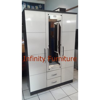  Lemari  Pakaian  3 Pintu Cermin LP BW 03 Shopee  Indonesia